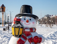 Благовещенск преображается к Новому году