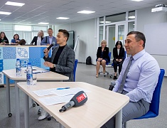 Встреча мэра Олега Имамеева со студентами АмГУ