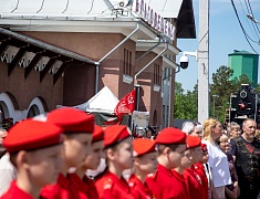 Благовещенск встретил уникальный агитпоезд Минобороны