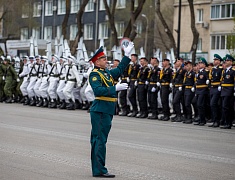 Торжественное прохождение войск в честь Дня Победы