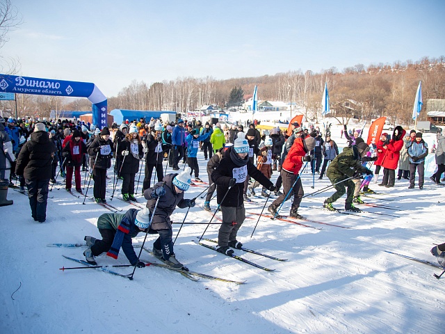 В Благовещенске прошла «Лыжня России»