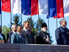 Торжественное прохождение войск Благовещенского гарнизона
