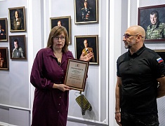 Открытие персональной выставки Олега Семенца «Горячий ветер»