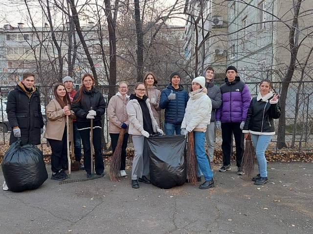 В Благовещенске студенты ДальГАУ по-доброму завершили акцию «Город Берегу»