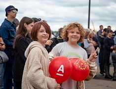 Торжественное открытие набережной реки Зея