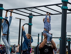 Торжественное открытие набережной реки Зея