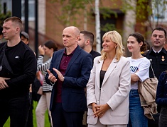 Торжественное открытие набережной реки Зея