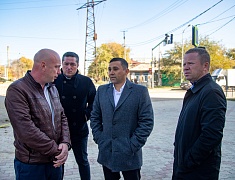 Мэр Благовещенска Олег Имамеев в рамках выездного совещания проконтролировал ход работ на улице Горького