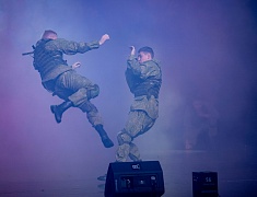 В Общественно-культурном центре Благовещенска прошел праздничный концерт, посвященный Дню защитника Отечества