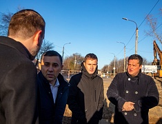 Участок Ленина – Нагорная стал местом рабочего совещания мэра