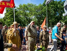 В Благовещенске открыли временный мемориал памяти участников локальных войн и конфликтов