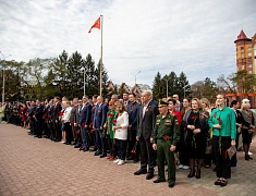 Церемония возложения цветов, посвященная 79-летию Победы в Великой Отечественной войне