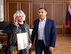 Встреча мэра Олега Имамеева с членами "звездного" жюри "Детство на Амуре"