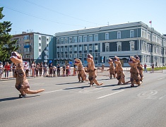 Флешмоб приуроченный к Международному Дню динозавров