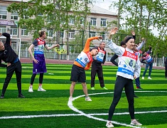 На базе школы № 10 прошли соревнования среди педагогов городских школ