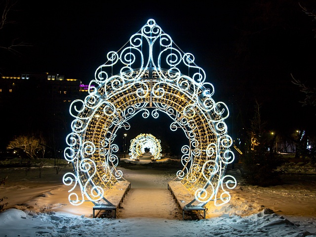 Благовещенск преображается к Новому 2023 году