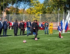 В Благовещенске открыли стадион Алексеевской гимназии