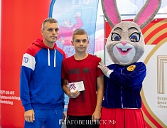 Вручение знаков отличия ГТО