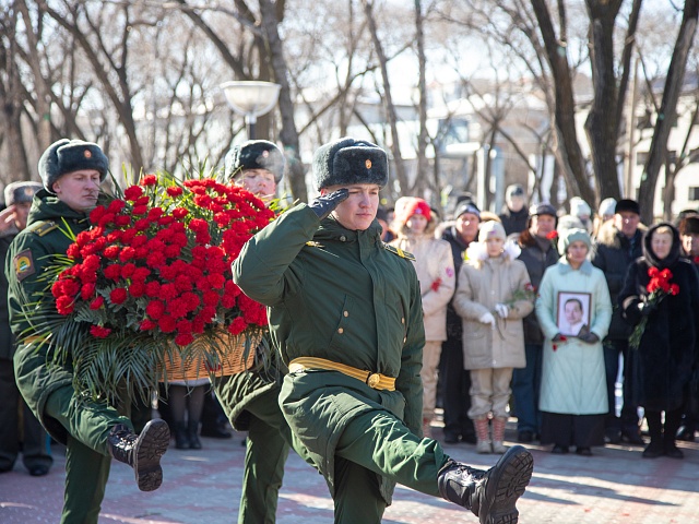 Митинг, посвященный 34-ой годовщине вывода Советских войск из Афганистана, прошел в Благовещенске