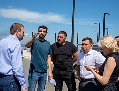 Мэр Благовещенска Олег Имамеев оценил готовность новой набережной Зеи к открытию