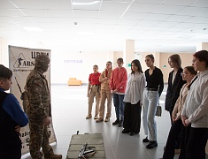 В школе №16 открыли месячник оборонно-массовой, военно-патриотической и спортивной работы