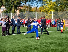 В Благовещенске открыли стадион Алексеевской гимназии