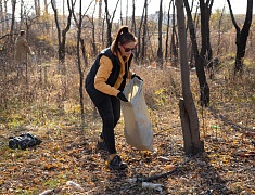 В рамках акции «Город берегу» большой субботник прошел на улице Чайковского