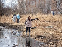Мэр Благовещенска Олег Имамеев вместе с фан-клубом города очистил еще одну городскую территорию