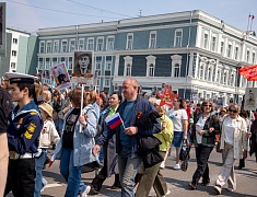В Благовещенске прошла акция «Бессмертный полк России»