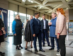 Мэр города Олег Имамеев провёл рабочее совещание по техническим вопросам подготовки главной площадки ВЭФ – Общественно-культурного центра