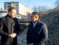 Участок Ленина – Нагорная стал местом рабочего совещания мэра