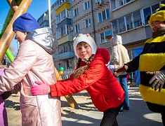 Открытие обновлённого двора на Чайковского, 47