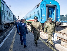 Благовещенск встретил агитпоезд «Сила в правде»