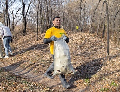 В рамках акции «Город берегу» большой субботник прошел на улице Чайковского