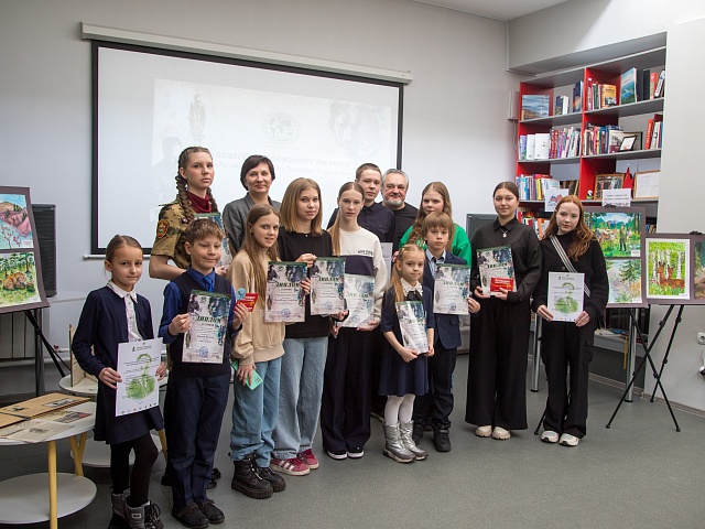 «По страницам книг Григория Федосеева»: юные художники Благовещенска изобразили фрагменты из произведений писателя-геодезиста