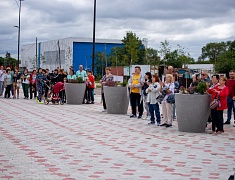 Торжественное открытие набережной реки Зея