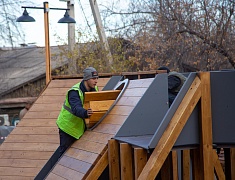 Мэр Олег Имамеев проконтролировал работы по благоустройству территории в Плодопитомнике