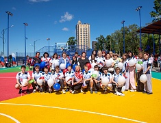 Лесную спортплощадку открыли в Благовещенске