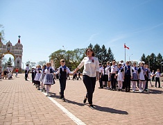 Посвящение школьников Благовещенска в «Орлята России» 