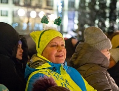 «Валенки-шоу» развернулось на главной площади Благовещенска 31 декабря