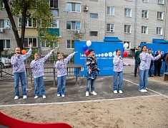 В Благовещенске открыли ещё одну территорию, благоустроенную по программе «1000 дворов»