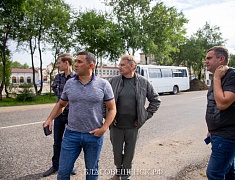 Мэр Благовещенска Олег Имамеев выехал на подтапливаемые во время дождей участки