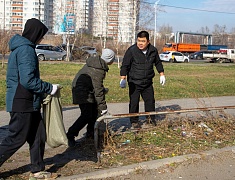 К акции «Город берегу» присоединились спортсмены федерации тхэквондо ИТФ