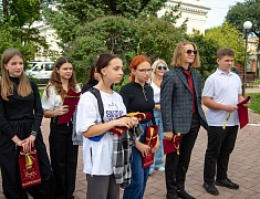 В Благовещенск на IX Международный фестиваль «Детство на Амуре» прибыла детская делегация из ДНР