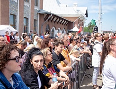 Благовещенск встретил уникальный агитпоезд Минобороны