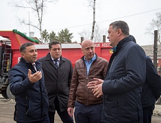 Мэр Благовещенска Олег Имамеев проконтролировал ход работ на улице Ленина