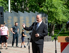 В Благовещенске открыли временный мемориал памяти участников локальных войн и конфликтов