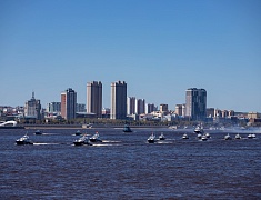 Торжественное прохождение войск Благовещенского гарнизона