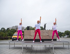 Порядка 350 благовещенцев вышли на общегородскую зарядку