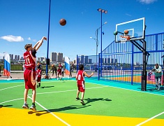 Лесную спортплощадку открыли в Благовещенске